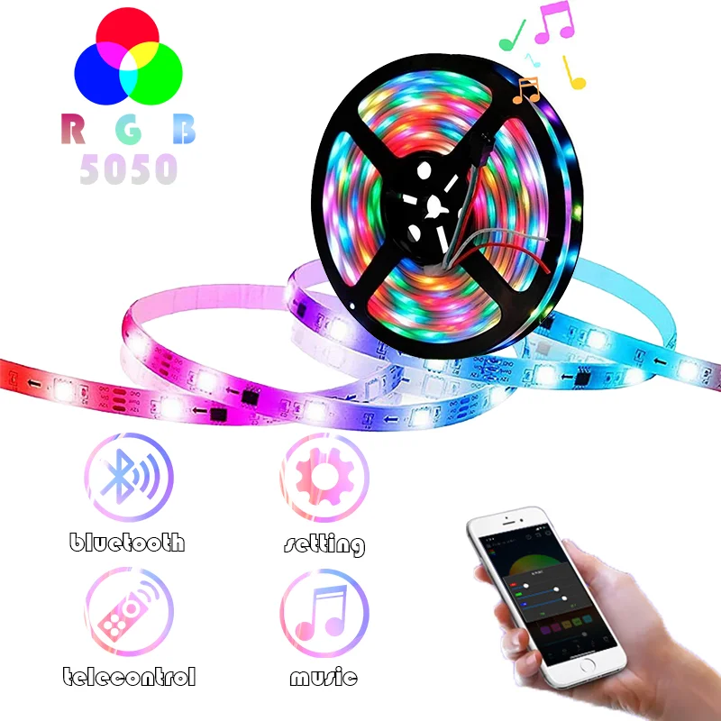 RGB ÷ USB Tpae  LED Ʈ, ħ  5050,  LED Ʈ, TV, 1m, 2m, 3m, 4m, 5m, 10m, 15m